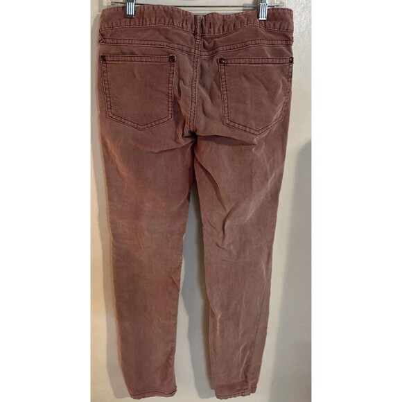 Free People PINK Skinny Corduroy Pants 30 Cotton Blend Retro Spring Lightweight - Picture 5 of 7